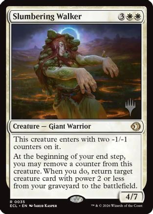 Slumbering Walker (PPECL-035) - Promo Pack: Lorwyn Eclipsed Foil - Card Brawlers