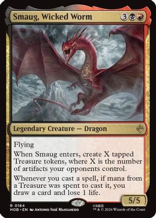 Smaug, Wicked Worm (HOB-164) - The Hobbit - Card Brawlers