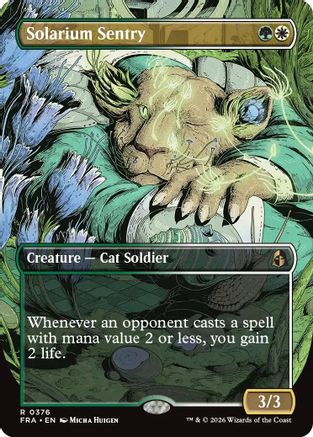 Solarium Sentry (Borderless) (FRA-376) - Reality Fracture - Card Brawlers
