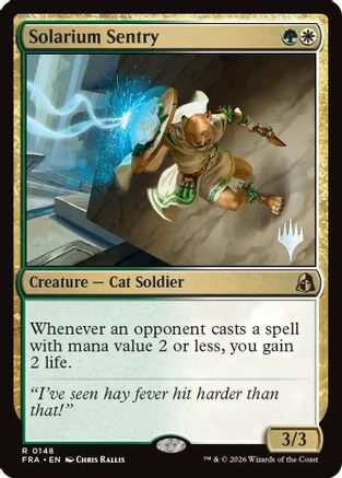 Solarium Sentry (PPFRA-148) - Promo Pack: Reality Fracture Foil - Card Brawlers