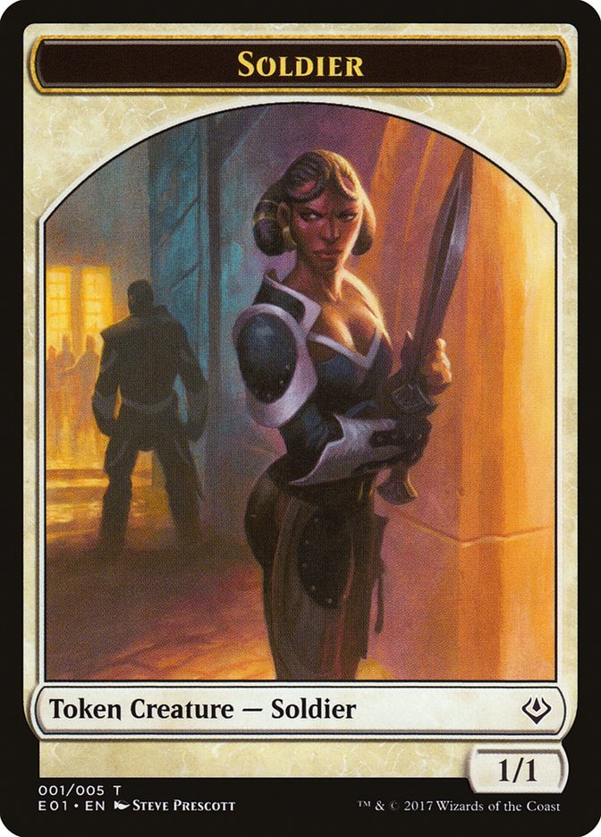 Soldier Token [Archenemy: Nicol Bolas Tokens] - Card Brawlers