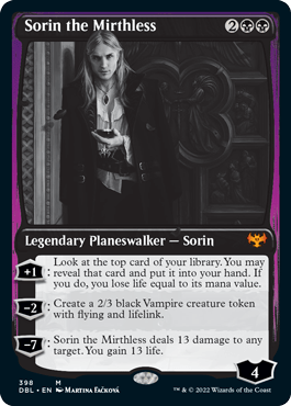 Sorin the Mirthless [Innistrad: Double Feature] - Card Brawlers
