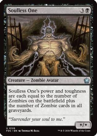 Soulless One (FDC-126) - Commander: Foundations - Card Brawlers