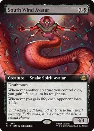 South Wind Avatar (Extended Art) (TMT-269) - Teenage Mutant Ninja Turtles Foil - Card Brawlers