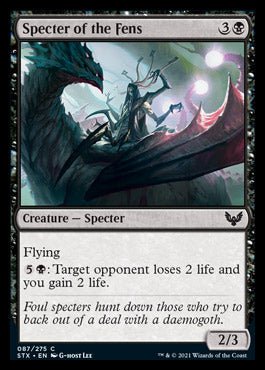 Specter of the Fens [Strixhaven: School of Mages] - Card Brawlers
