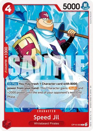 Speed Jil (OP16-009) - The Time of Battle - Card Brawlers