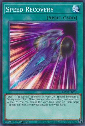 Speed Recovery (LAVD-ENS16) - Legendary Arc-V Decks 1st Edition - Card Brawlers