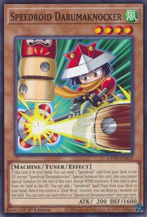 Speedroid Darumaknocker (UR) (LAVD-ENS15) - Legendary Arc-V Decks 1st Edition - Card Brawlers