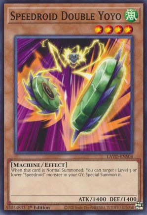 Speedroid Double Yoyo (LAVD-ENS04) - Legendary Arc-V Decks 1st Edition - Card Brawlers