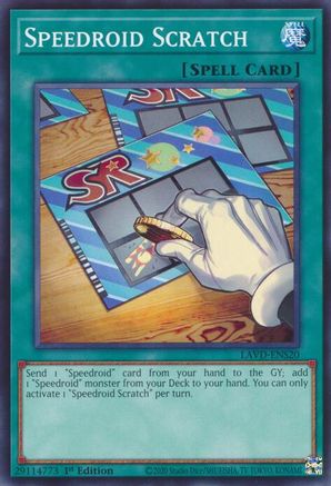 Speedroid Scratch (LAVD-ENS20) - Legendary Arc-V Decks 1st Edition - Card Brawlers