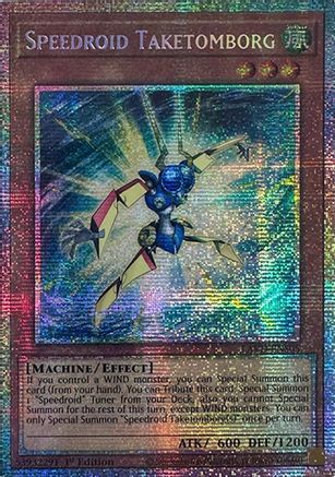 Speedroid Taketomborg (Starlight Rare) (LAVD-ENS05) - Legendary Arc-V Decks 1st Edition - Card Brawlers