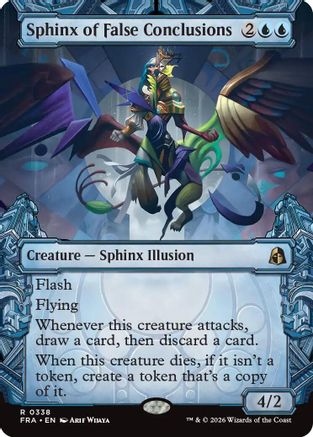 Sphinx of False Conclusions (Showcase) (FRA-338) - Reality Fracture Foil - Card Brawlers