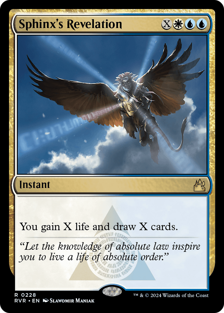 Sphinx's Revelation [Ravnica Remastered] - Card Brawlers