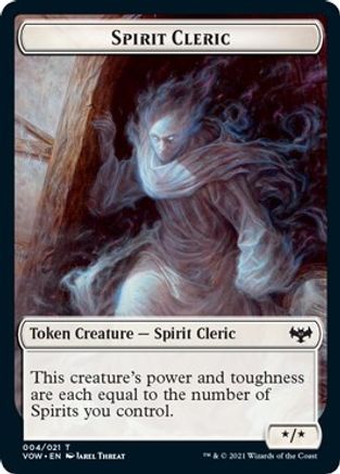 Spirit Cleric Token (VOW-004) - Innistrad: Crimson Vow - Card Brawlers