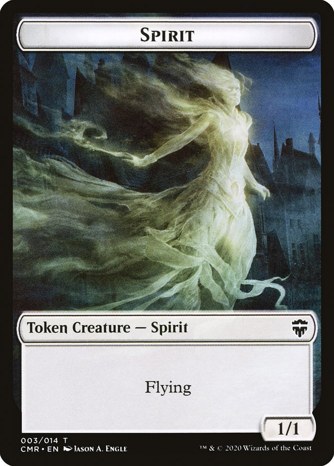 Spirit // Thrull Double - Sided Token [Commander Legends Tokens] - Card Brawlers