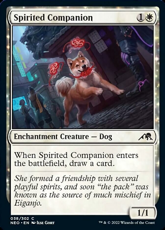 Spirited Companion [Kamigawa: Neon Dynasty] - Card Brawlers