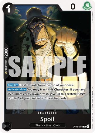 Spoil (OP15-083) - Adventure on Kami's Island - Card Brawlers