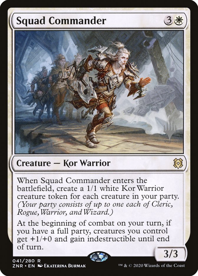 Squad Commander (Promo Pack) [Zendikar Rising Promos] - Card Brawlers