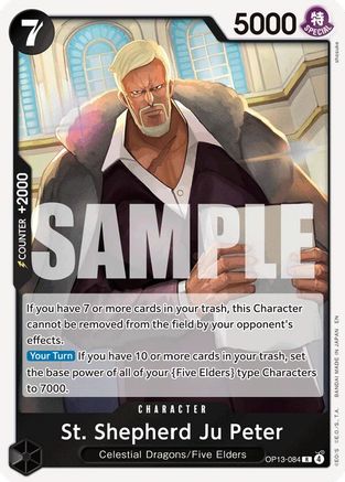 St. Shepherd Ju Peter (OP13-084) - Carrying On His Will Foil - Card Brawlers