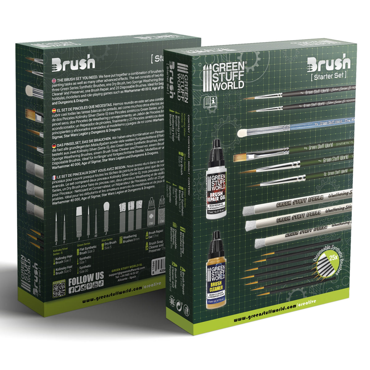 Starter Brush Set - Green Stuff World - Card Brawlers | Quebec | Canada |