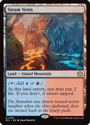 Steam Vents (PPECL-267) - Promo Pack: Lorwyn Eclipsed - Card Brawlers