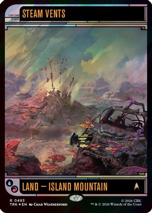 Steam Vents (Surge Foil) (TRK-493) - Star Trek Foil - Card Brawlers