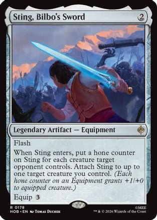 Sting, Bilbo's Sword (HOB-178) - The Hobbit - Card Brawlers