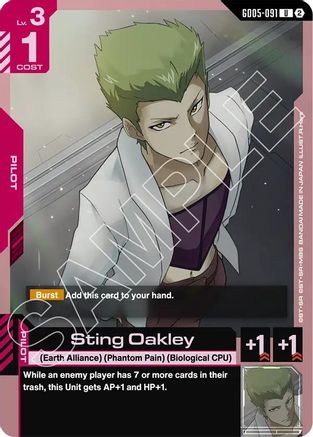 Sting Oakley (GD05-091) - Freedom Ascension - Card Brawlers
