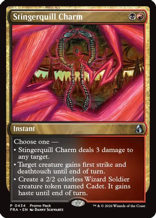 Stingerquill Charm (PPFRA-434) - Promo Pack: Reality Fracture Foil - Card Brawlers