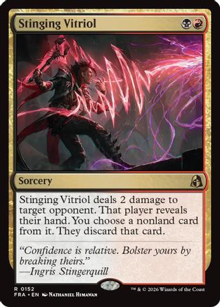 Stinging Vitriol (FRA-152) - Reality Fracture Foil - Card Brawlers