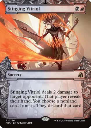 Stinging Vitriol (Showcase) (FRA-356) - Reality Fracture - Card Brawlers