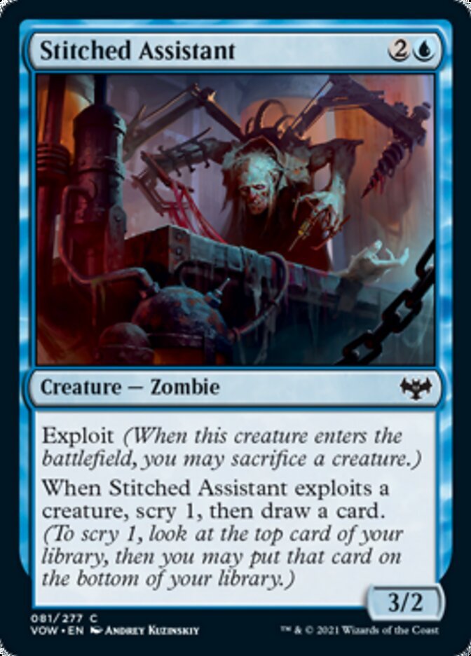 Stitched Assistant [Innistrad: Crimson Vow] - Card Brawlers