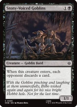 Stony-Voiced Goblins (HOB-085) - The Hobbit - Card Brawlers