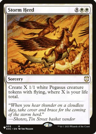 Storm Herd (KHC) (LIST-033) - The List Reprints - Card Brawlers