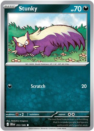 Stunky (053/null) [ME04 Chaos Rising] - Card Brawlers