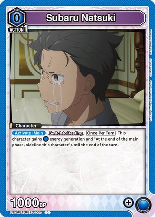 Subaru Natsuki (037) (UE24BT/REZ-1-037) - UE24BT ReZERO Starting Life in Another World - Card Brawlers