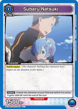 Subaru Natsuki (039) (UE24BT/REZ-1-039) - UE24BT ReZERO Starting Life in Another World - Card Brawlers