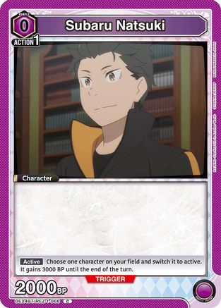 Subaru Natsuki (068) (UE24BT/REZ-1-068) - UE24BT ReZERO Starting Life in Another World - Card Brawlers