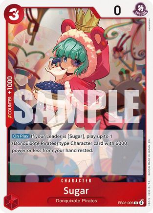 Sugar (EB03-005) - Extra Booster: One Piece Heroines Edition Foil - Card Brawlers