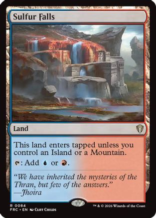 Sulfur Falls (FRC-084) - Commander: Reality Fracture - Card Brawlers