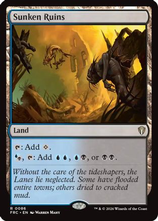Sunken Ruins (FRC-086) - Commander: Reality Fracture - Card Brawlers