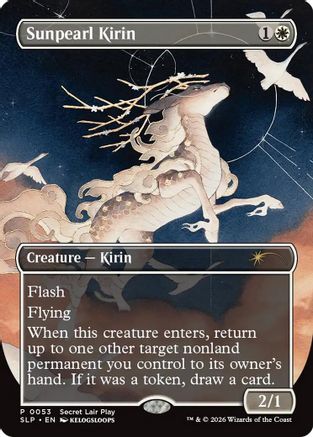 Sunpearl Kirin (SLP-053) - Secret Lair Showdown Foil - Card Brawlers