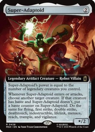 Super-Adaptoid (Extended Art) (MSH-428) - Marvel Super Heroes Foil - Card Brawlers