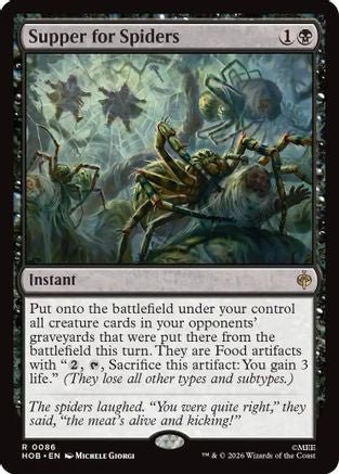 Supper for Spiders (HOB-086) - The Hobbit Foil - Card Brawlers
