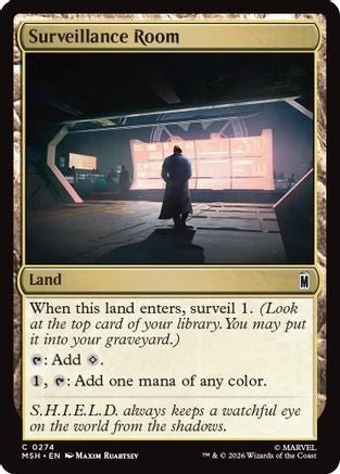 Surveillance Room (MSH-274) - Marvel Super Heroes Foil - Card Brawlers