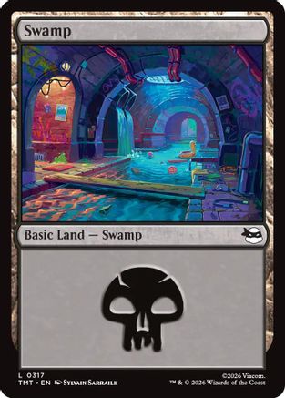 Swamp (0317) (TMT-317) - Teenage Mutant Ninja Turtles Foil - Card Brawlers