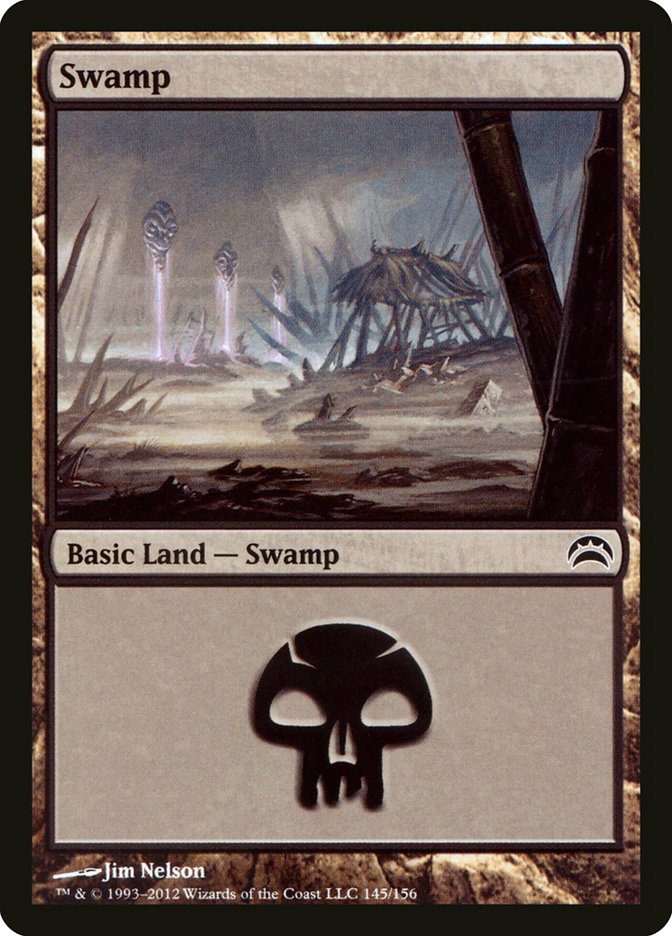 Swamp (145) [Planechase 2012] - Card Brawlers