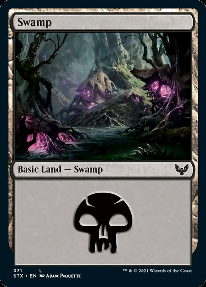 Swamp (371) [Strixhaven: School of Mages] - Card Brawlers