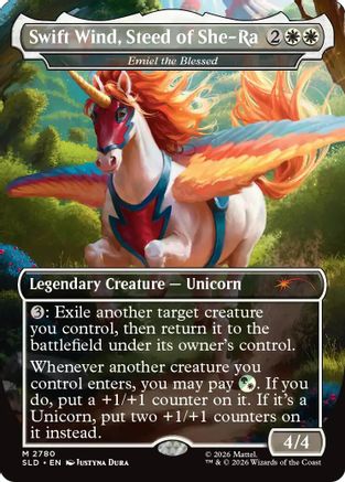 Swift Wind, Steed of She-Ra - Emiel the Blessed (SLD-2780) - Secret Lair Drop Series - Card Brawlers