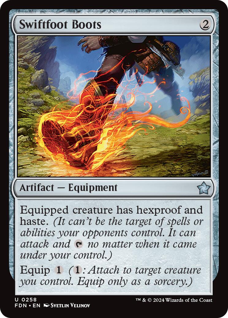Swiftfoot Boots [Foundations] - Card Brawlers